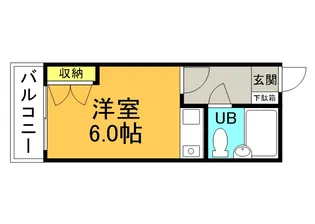クレセント小町の間取り