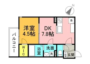 MIRAISM旭町の間取り