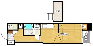エクセリア小町【2階】の間取り