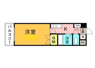 AXIS上幟町【8階】の間取り