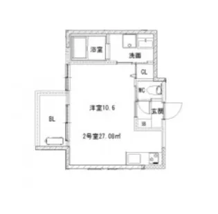 アップフェロ【1階】の間取り