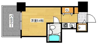 朝日プラザアムネット天満町【4階】の間取り