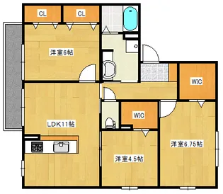 LIV庚午の間取り