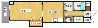 カルフ-ル緑井の間取り