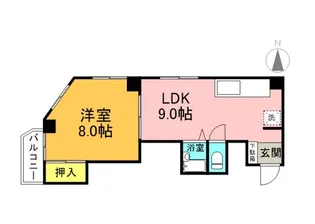 HAL十日市の間取り