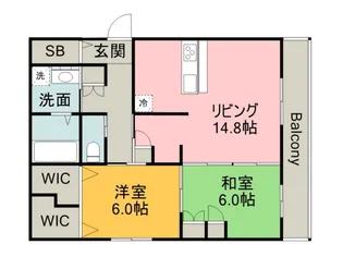 BORIKIしののめ空の間取り