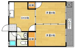 日吉マンションの間取り