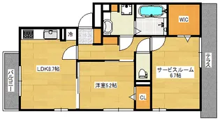 ブランハイムの間取り
