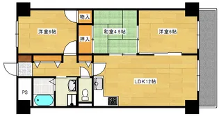グリーンコート井口【2階】の間取り