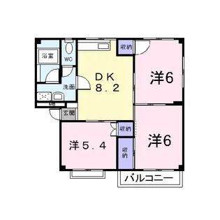 シティハイツ落合1の間取り