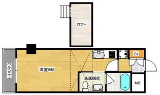エクセリア舟入本町【7階】の間取り