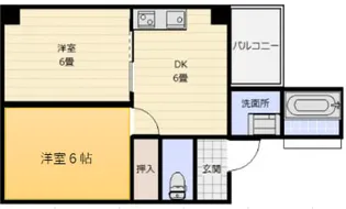 F-STYLENAMIKI-DOHRI【7階】の間取り