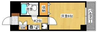 アクシス比治山【404号室】の間取り