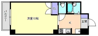 マンション雄創【5階】の間取り