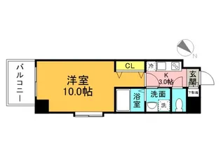エイトバレー古市Annex【10階】の間取り