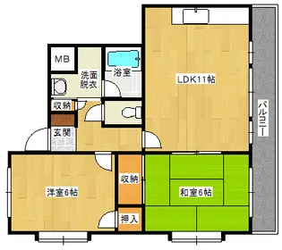 森田ビルNo.3【4階】の間取り