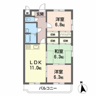 エステートNの間取り