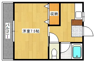 コーポヒロミの間取り
