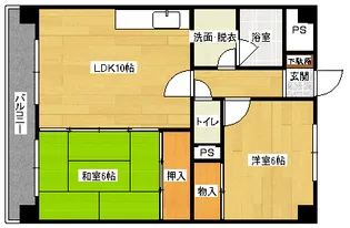 グリーンヒルズ祇園【4階】の間取り