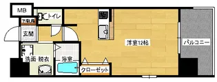 グラビスコート舟入中町【5階】の間取り