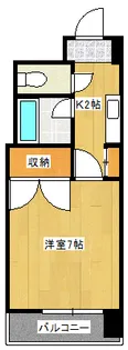 ジュネス山城【4階】の間取り