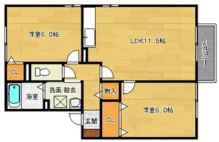 エクセルSHIGENOB棟の間取り