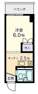 カーサ舟入【2階】の間取り