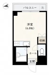 ラヴォール国泰寺【2階】の間取り