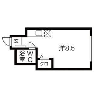 レジェンド船越南【1階】の間取り