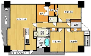 BELISTA祇園の間取り