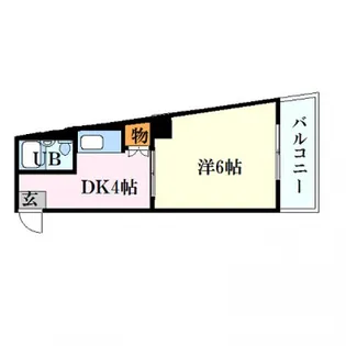 RESIDENNCER【6階】の間取り