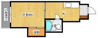 パークシティマスヰ【6階】の間取り