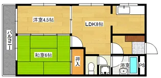 坂本ビル【1階】の間取り