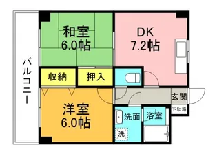 サクセスフォート【3階】の間取り