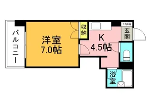第1品川ビル【3階】の間取り