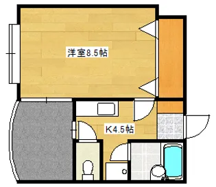 第5和秀ビル【101号室】の間取り