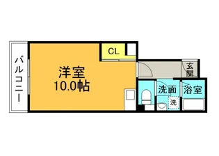 カーサツルミ【403号室】の間取り