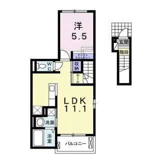 グラシオッソーレ5【2階】の間取り
