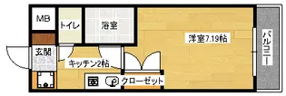 87Gメゾンマスイ【2階】の間取り