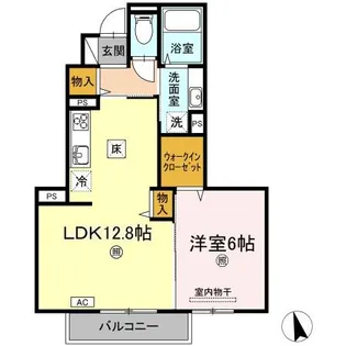 歩流歌【1階】の間取り