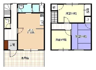 クレスト中野B棟【1階】の間取り
