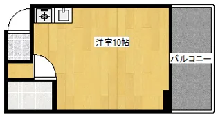アルティメイトBUILDING天満【1階】の間取り
