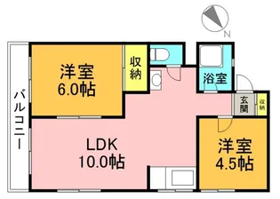第三山本ビル【6階】の間取り