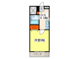 横川マンション【201号室】の間取り