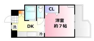 メルポート出汐【6階】の間取り
