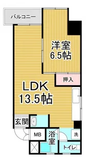 第1吉岡ビル【3階】の間取り