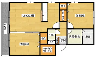 アムール祇園【2階】の間取り