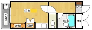 ハイソサエティ宝町【7階】の間取り