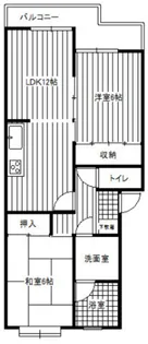 タカヤマハイツ【4階】の間取り