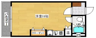 バルミー平和【7階】の間取り